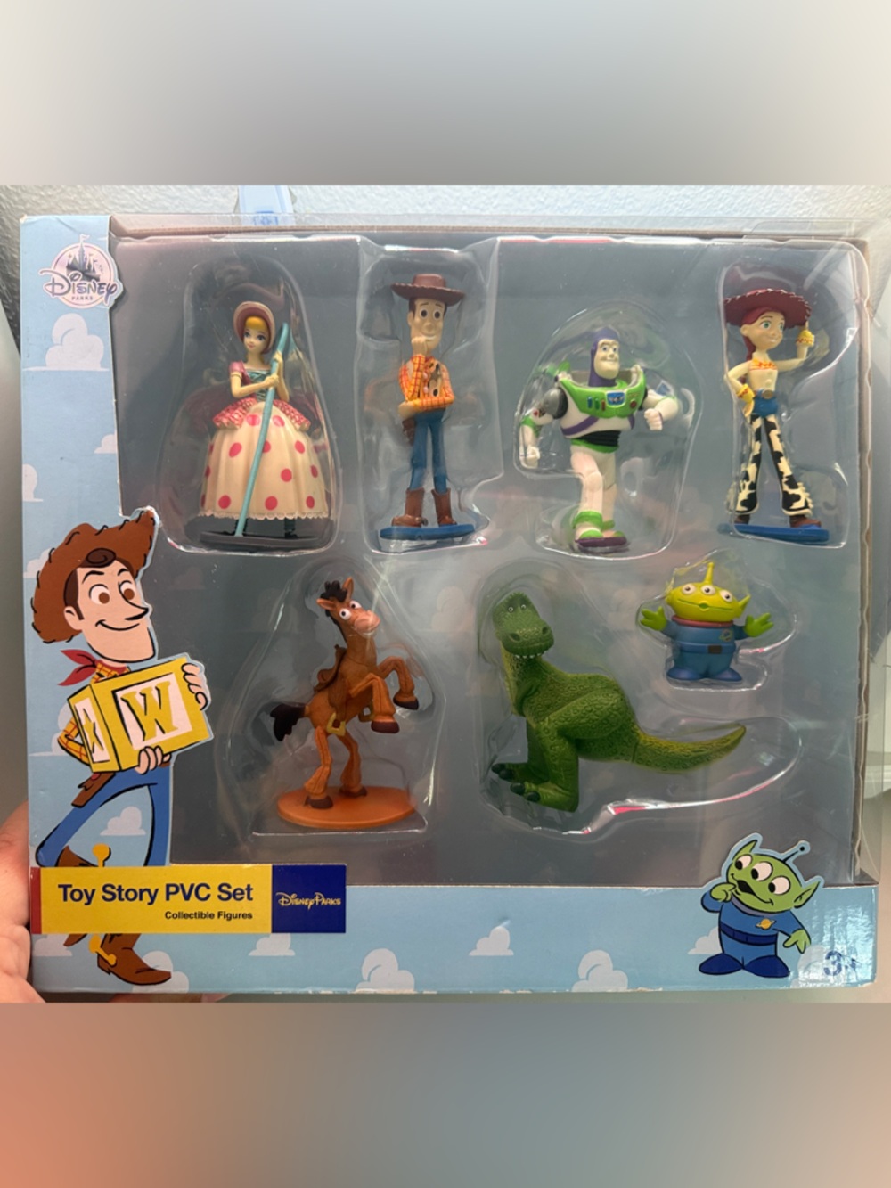 Disney Toy Story PVC Figure Set - Green, Brown, White, Yellow, Blue